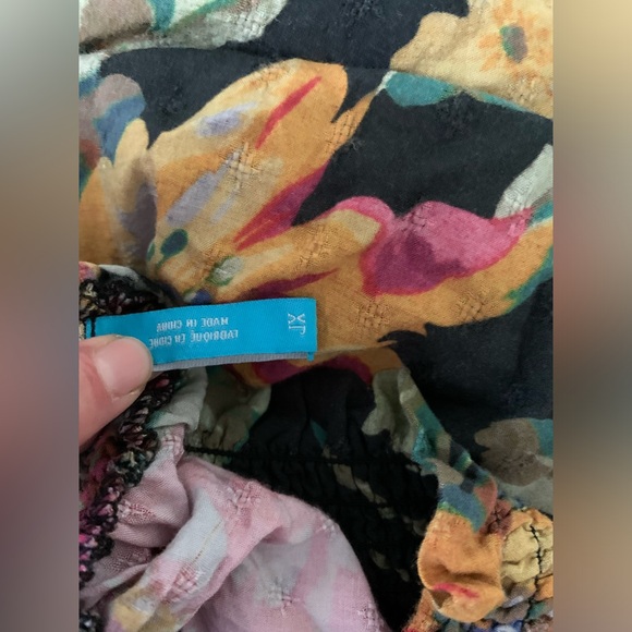 Anthropologie Off the Shoulder Flower Dress - Size XL - Picture 3 of 5